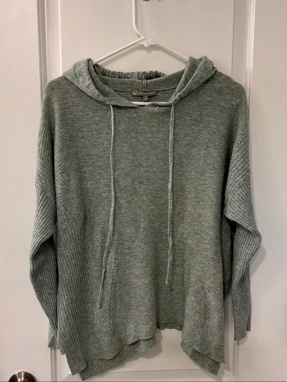 Wit & Wisdom Mint Green Hoodie Sweater